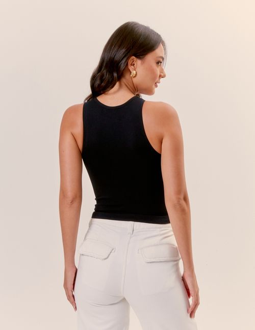 Blusa Under Seamless Wanessa - Preto