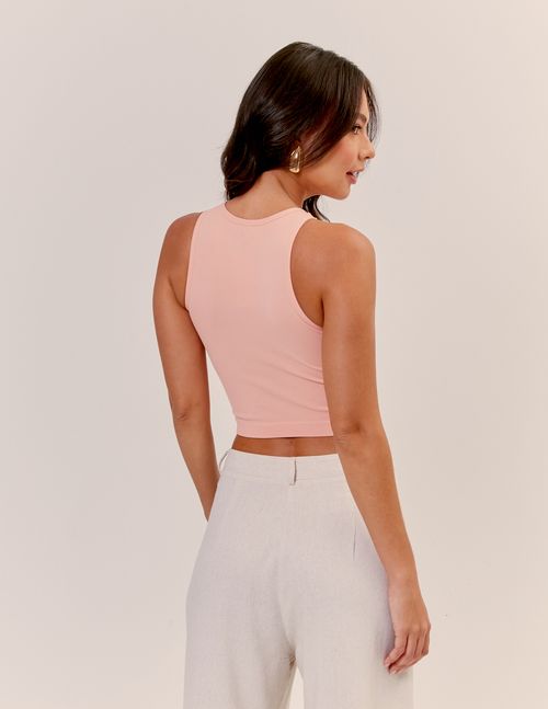 Blusa Under Seamless Wanessa - Rosa Claro