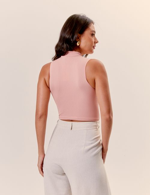Blusa Under Seamless Carol - Rosa