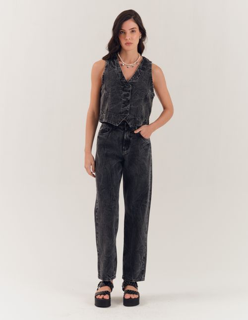 Calça Marmorizada Black Jeans - Black Jeans