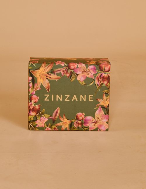 Caixa de Presente Estampado Silvestre - Verde