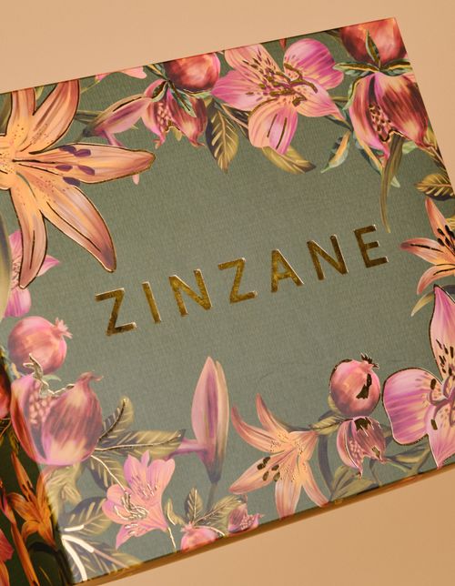 Caixa de Presente Estampado Silvestre - Verde