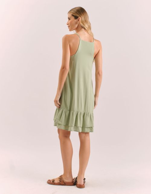 Vestido Curto Alca Fina Marias - Verde