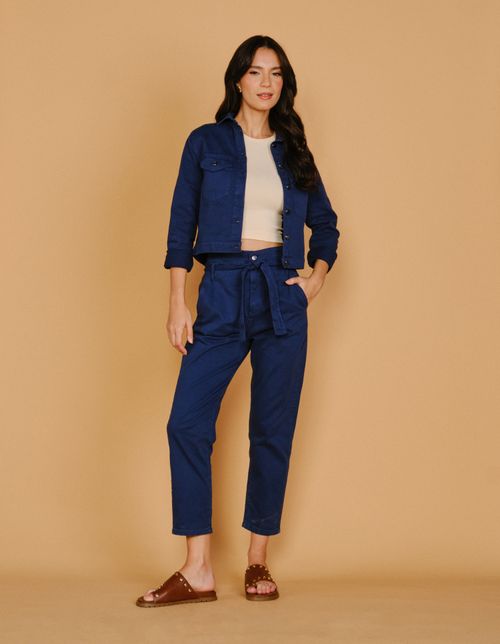 Calça Sarja Clochard - Azul Marinho