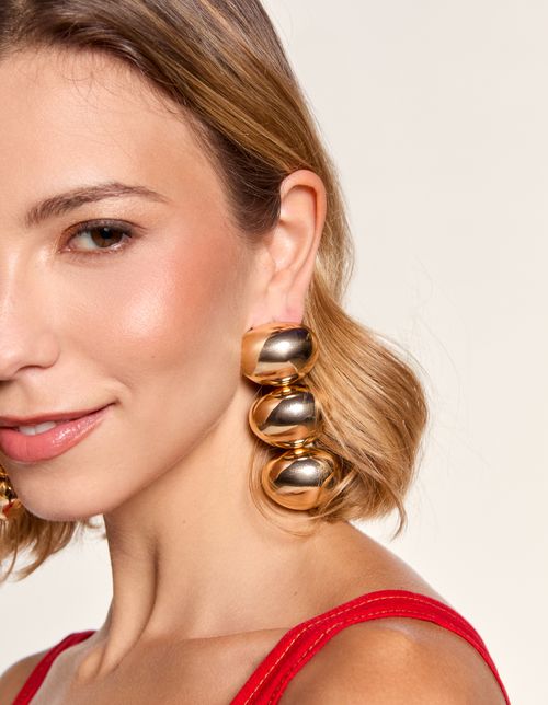 Brinco Multi Bolas - Dourado