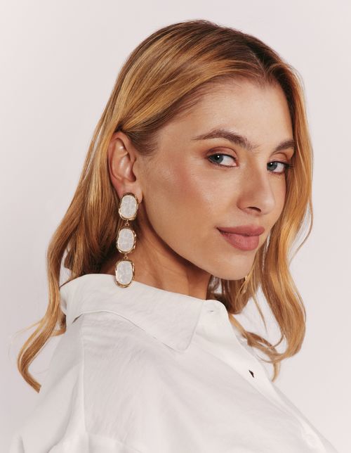 Brinco Trio Orgânico - Dourado